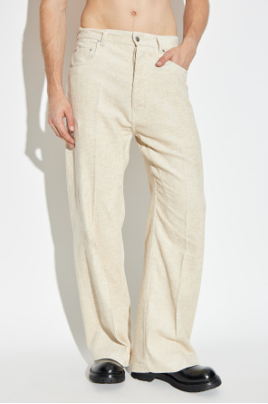 Rick Owens Spodnie sztruksowe