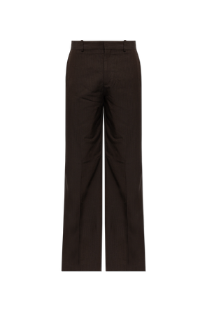 Striped pattern trousers