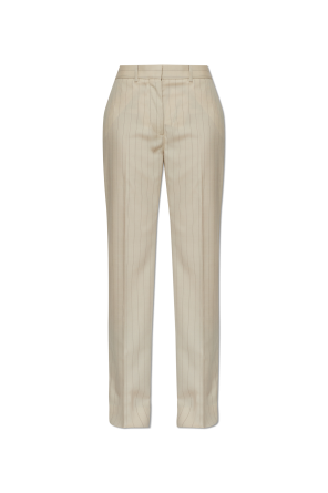 Pantalones de lana de rayas