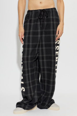 Fear Of God Essentials Cotton trousers with logo