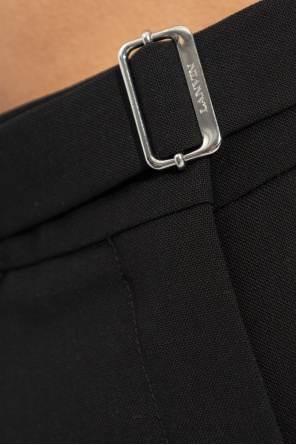 Lanvin Wool trousers with stitching on the legs