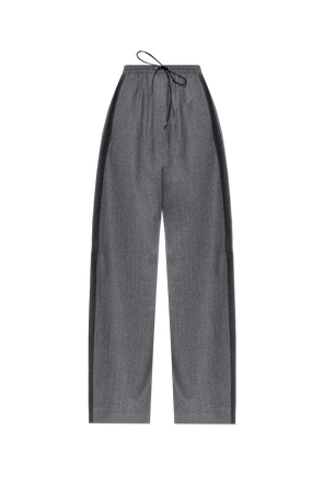 Pantalones de lana con perneras anchas