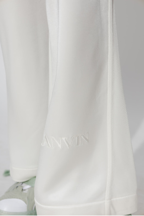 Lanvin Trousers Elegante with logo