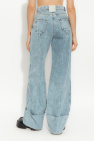 Lanvin light blue Jeans with rolled-up legs in a straight cut