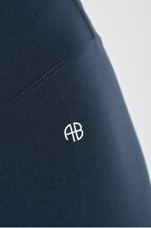 Anine Bing Legginsy z logo