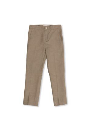 ‘Peter’ pleat-front trousers