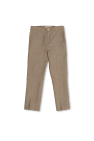 Bonpoint beige ‘Peter’ pleat-front trousers