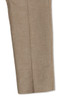 Bonpoint beige ‘Peter’ pleat-front trousers