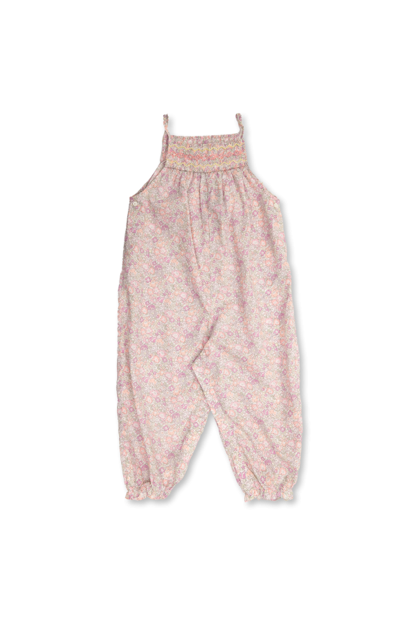 Bonpoint  ‘Smockee’ jumpsuit with floral motif