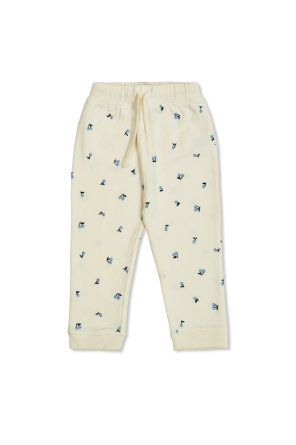 Sweatpants with cherry motif