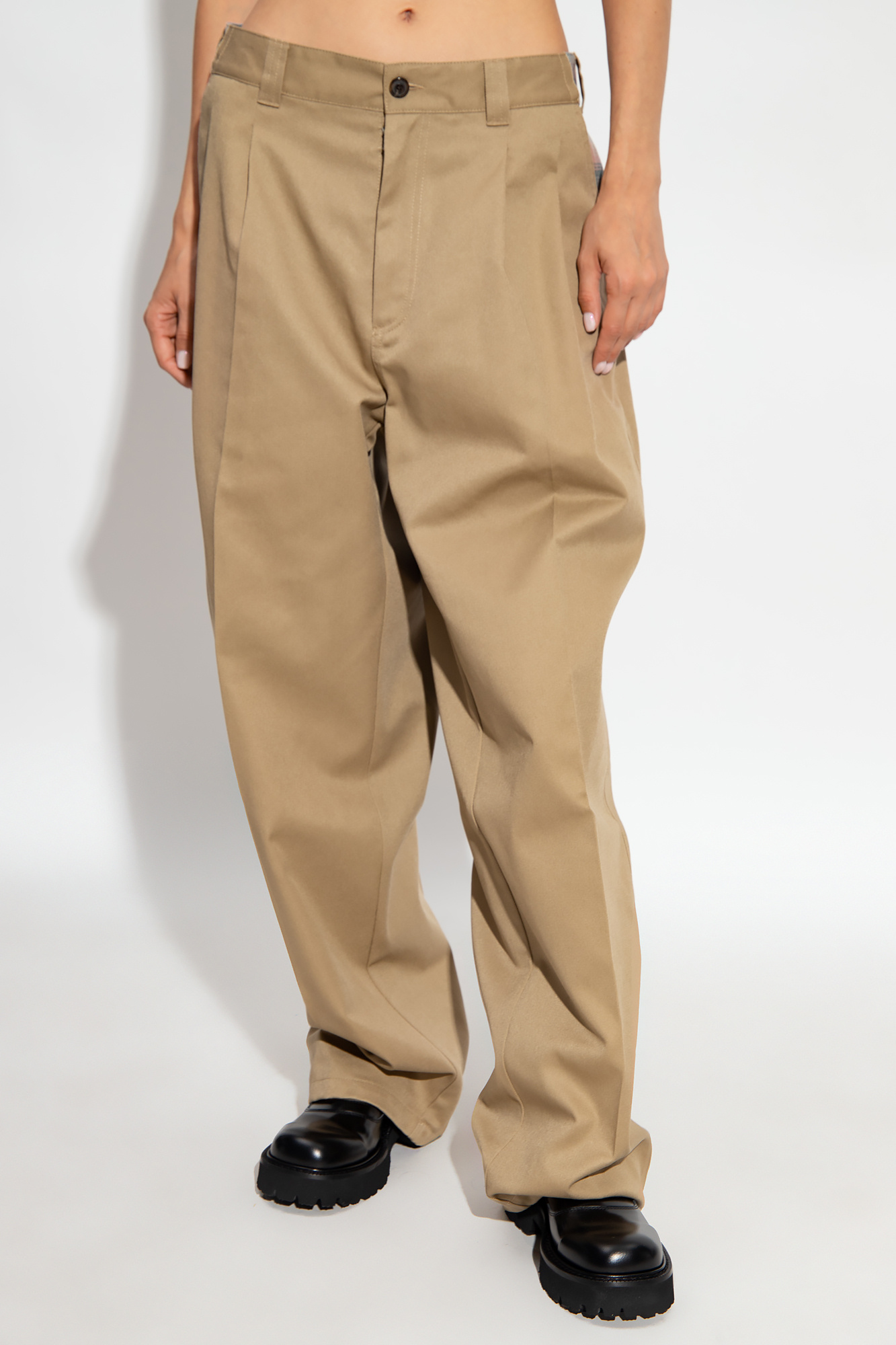 Maison Margiela Trousers with vintage effect