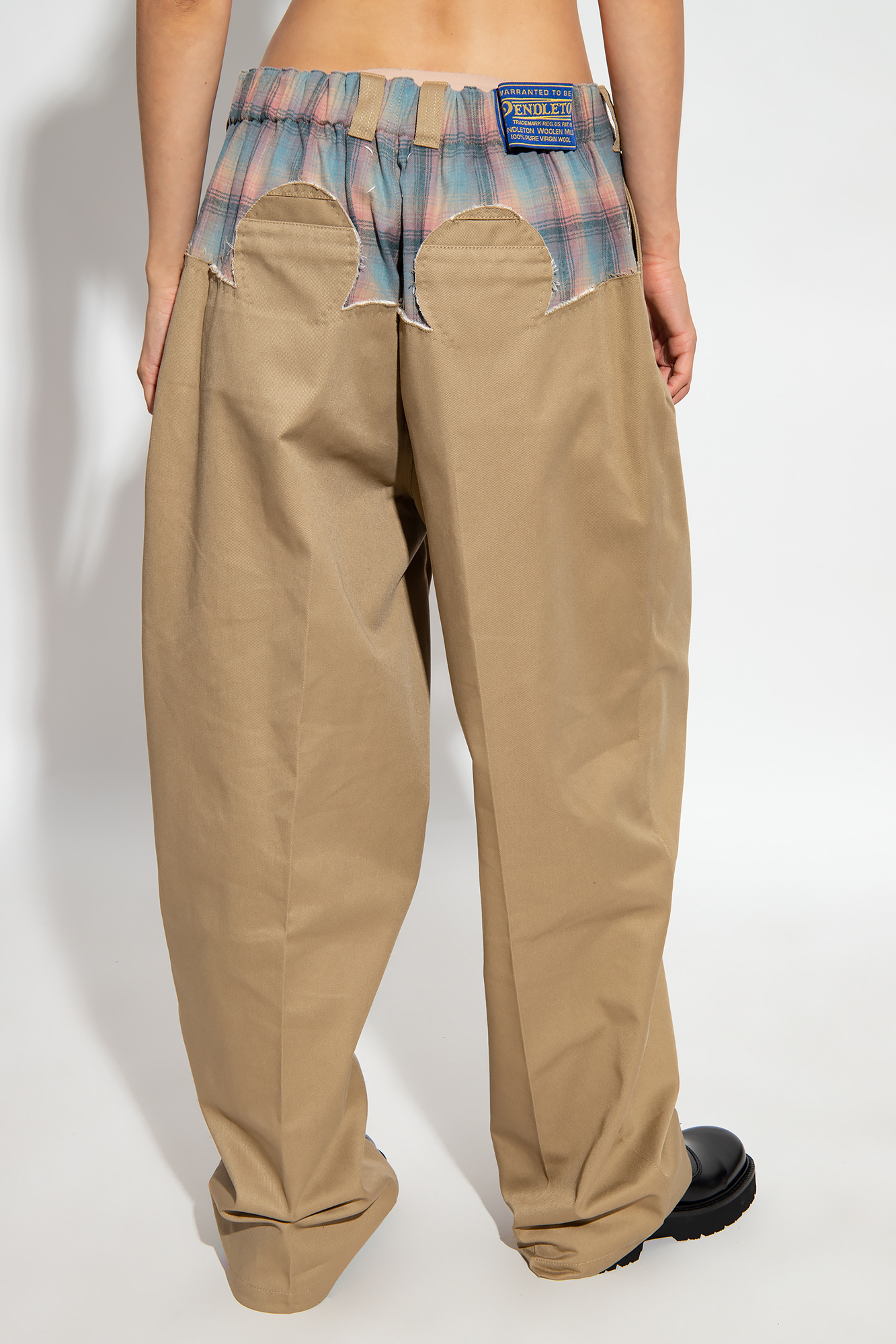 Maison Margiela Trousers with vintage effect