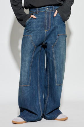 Maison Margiela Jeans z efektem `vintage`