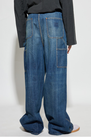 Maison Margiela Jeans z efektem `vintage`