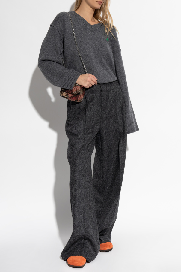 Maison Margiela Wool trousers with pleats