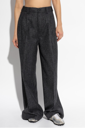 Maison Margiela Wool trousers with pleats