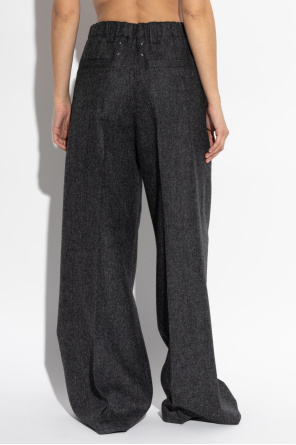 Maison Margiela Wool trousers with pleats