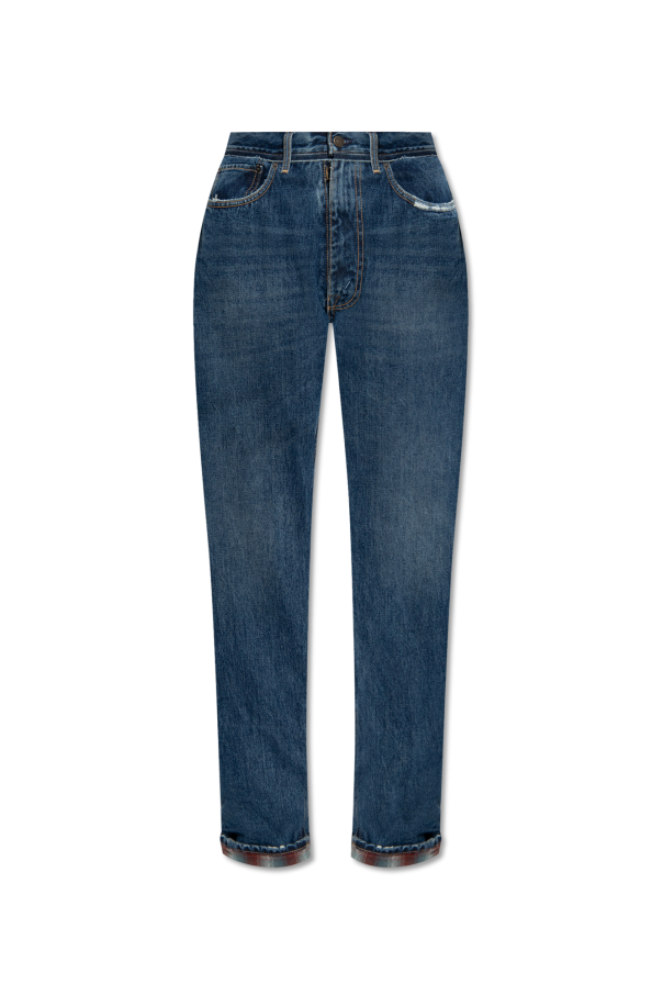 Jeans with vintage effect od Maison Margiela