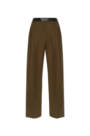 Wool pleated trousers od Loewe