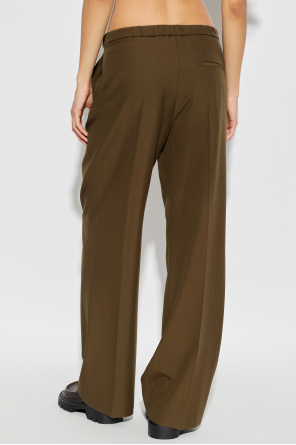 Loewe Pantalones de lana con raya marcada