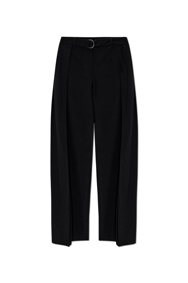 Wool trousers with belt od Loewe