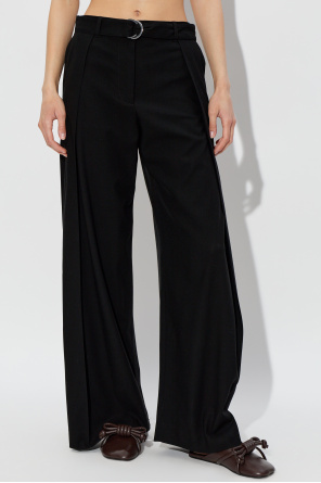 Loewe Wool trousers with belt