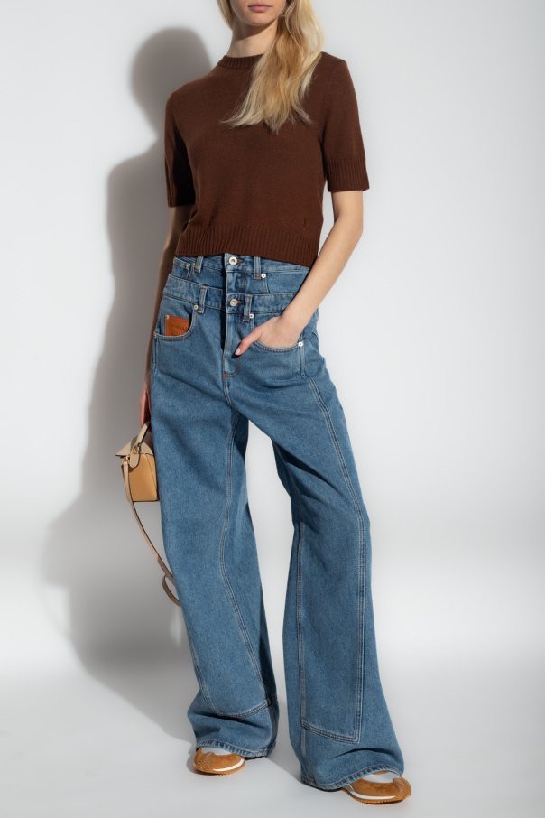 loewe from Double-waistband jeans