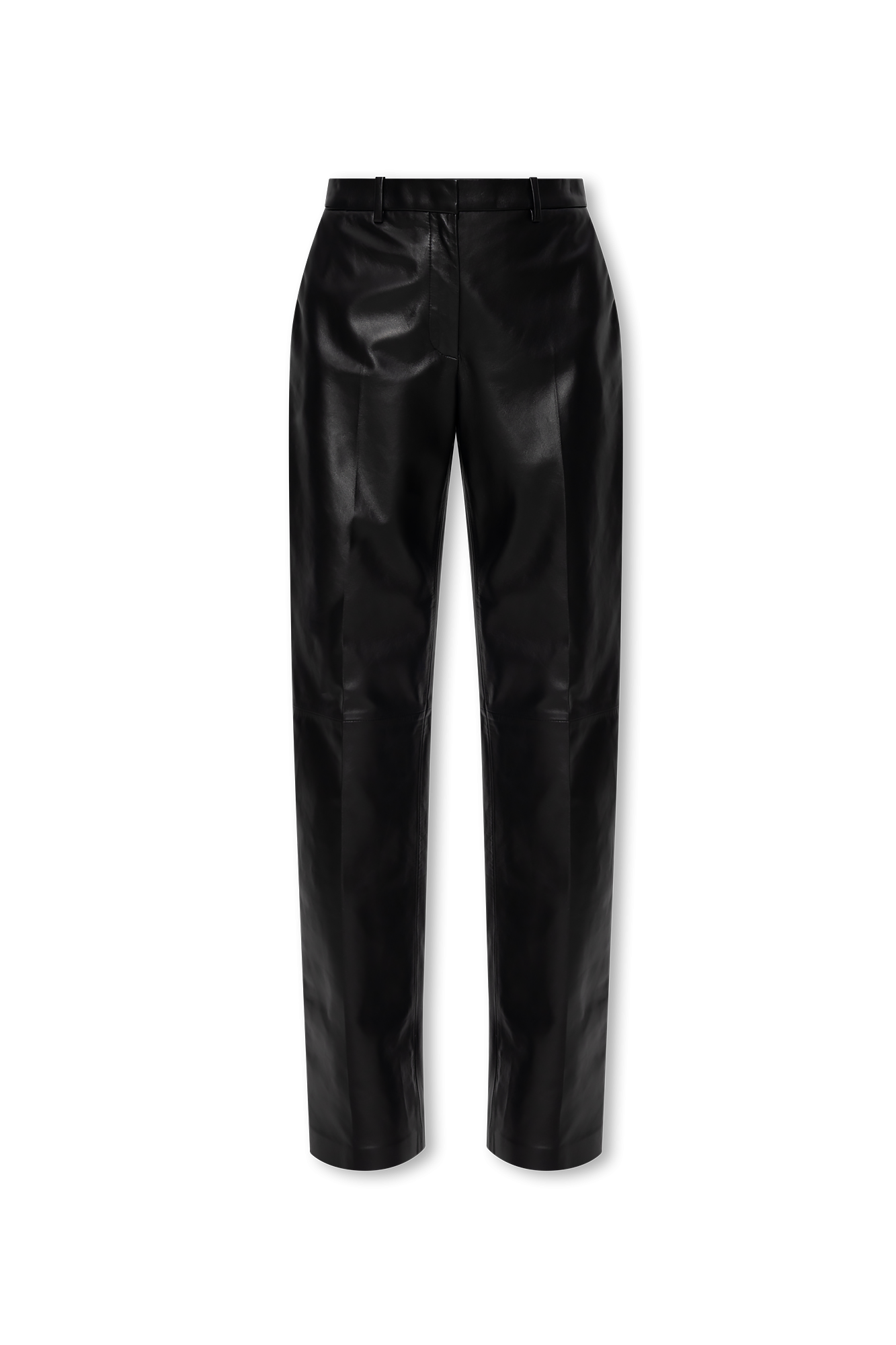 Loewe Leather V-neck trousers