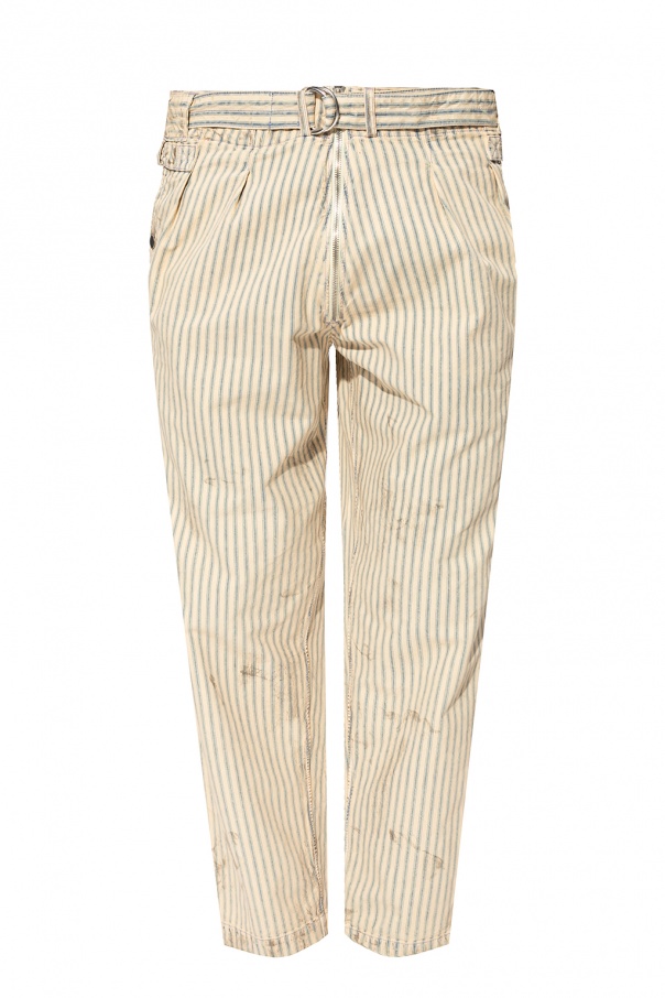 Maison Margiela Trousers with worn effect