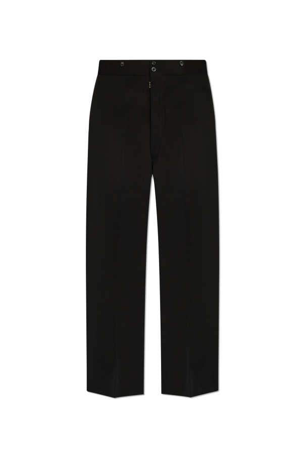 Maison Margiela Wool trousers with crease