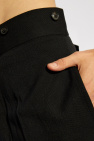 Maison Margiela BLACK Wool trousers with crease