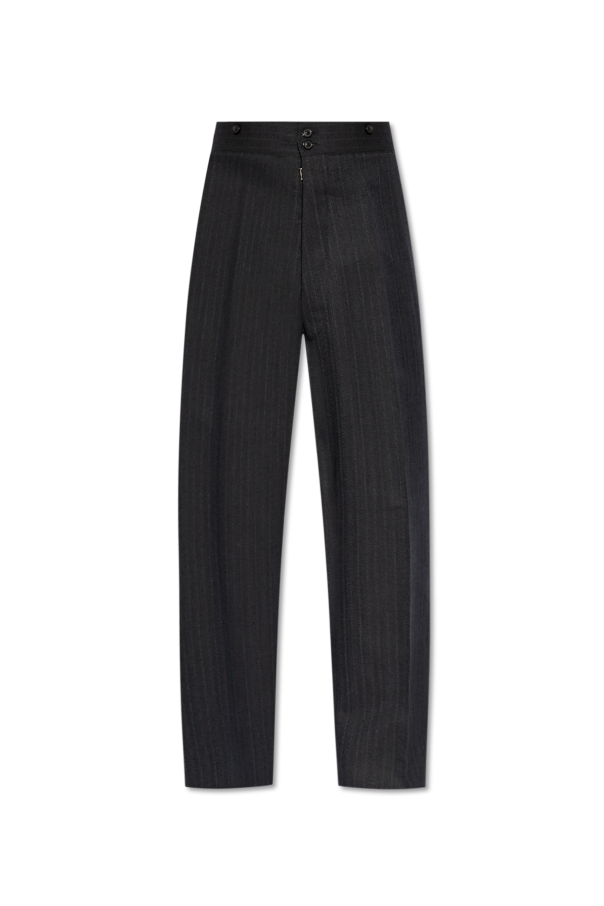 Maison Margiela Trousers with pinstripe pattern