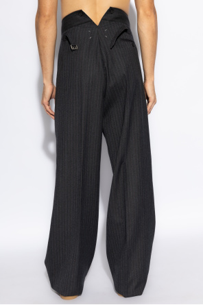 Maison Margiela Trousers with pinstripe pattern