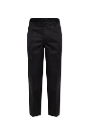 Creased trousers