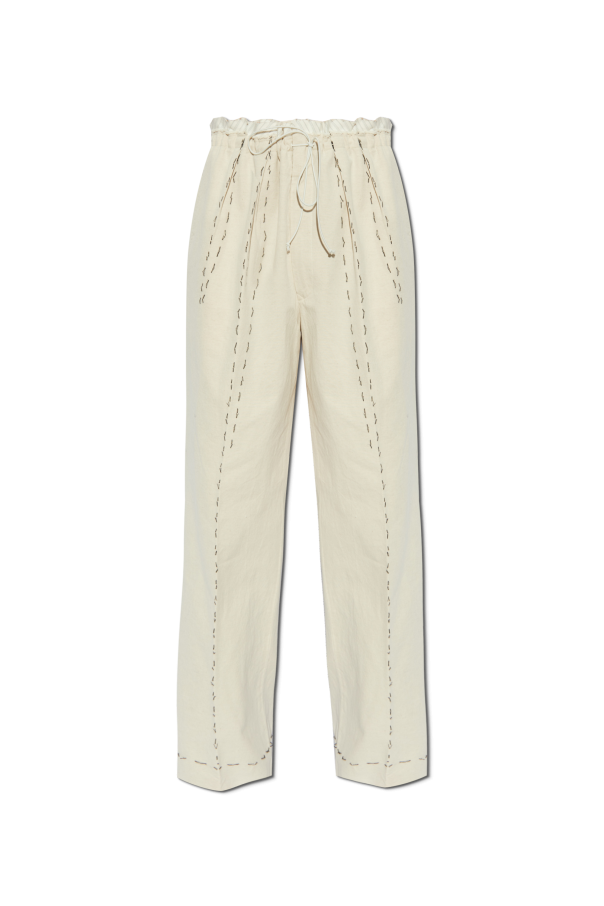 Maison Margiela Pants with raw finish