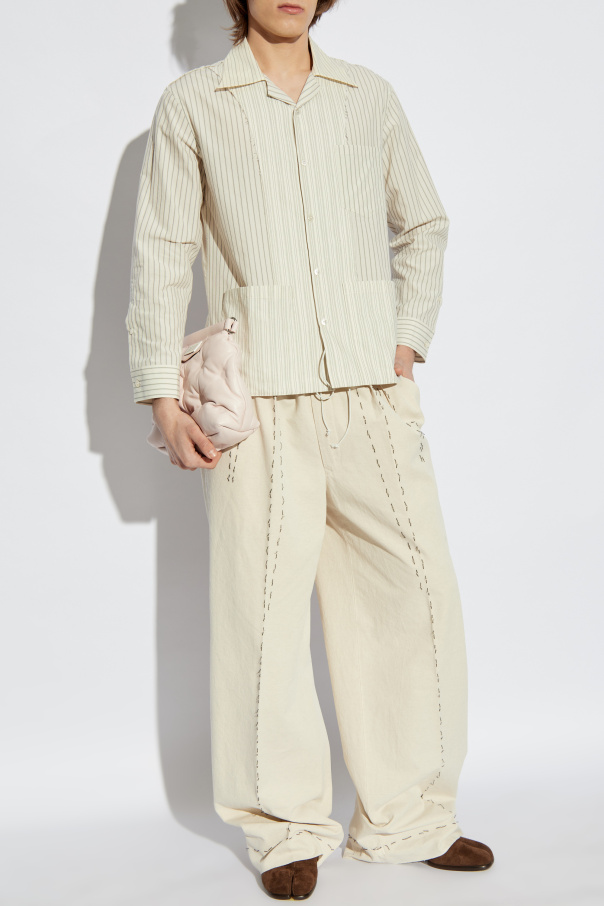Maison Margiela Pants with raw finish