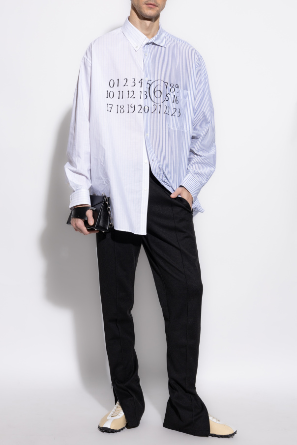 Maison Margiela Spodnie z lampasami