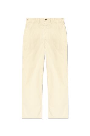 High-waisted trousers