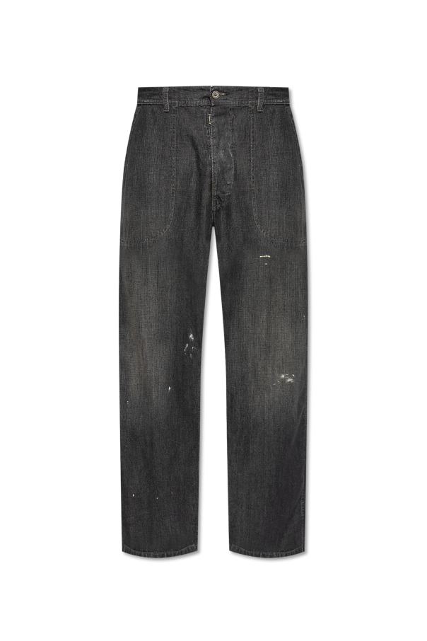 Maison Margiela Jeansy z logo