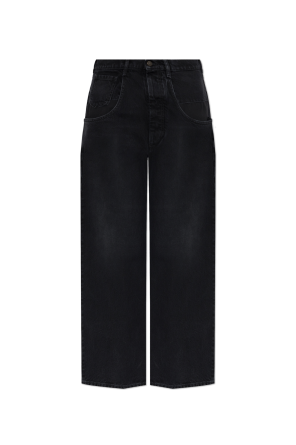 Straight-leg jeans