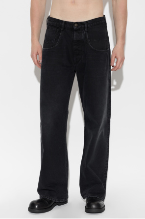 Maison Margiela Jeansy o prostym kroju