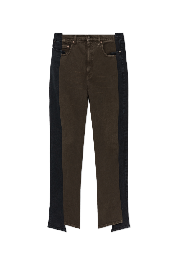 Asymmetrical-cut jeans od Maison Margiela