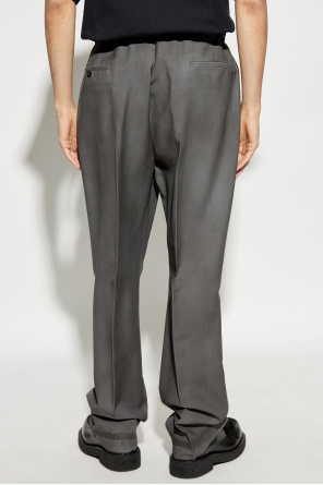 Maison Margiela Creased trousers with vintage effect