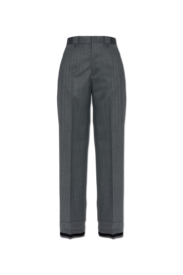 Trousers with woolen trim od Maison Margiela