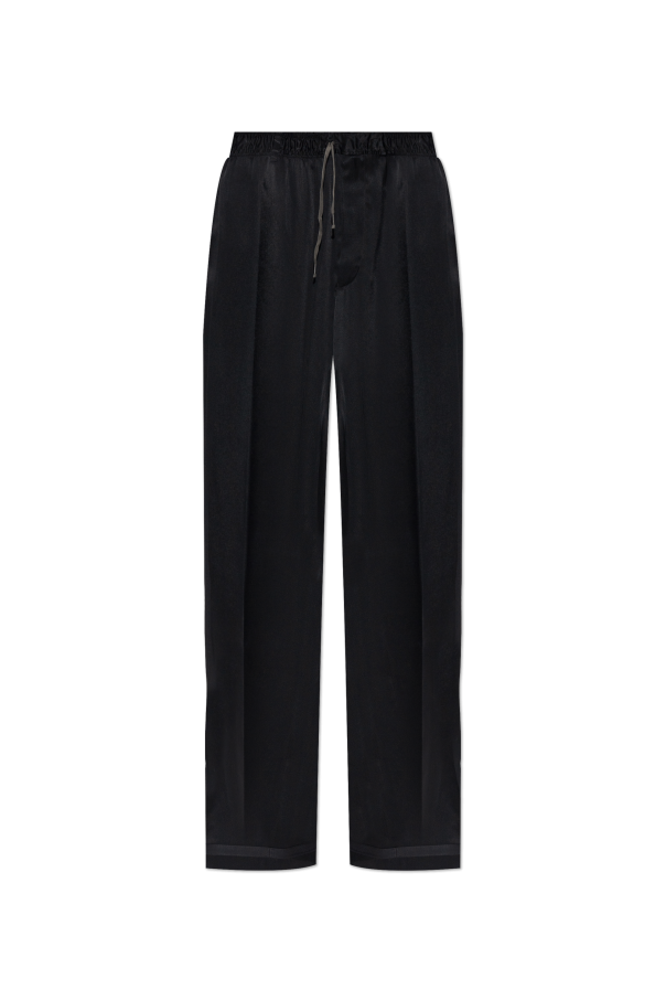 Loose-fit satin trousers od Maison Margiela