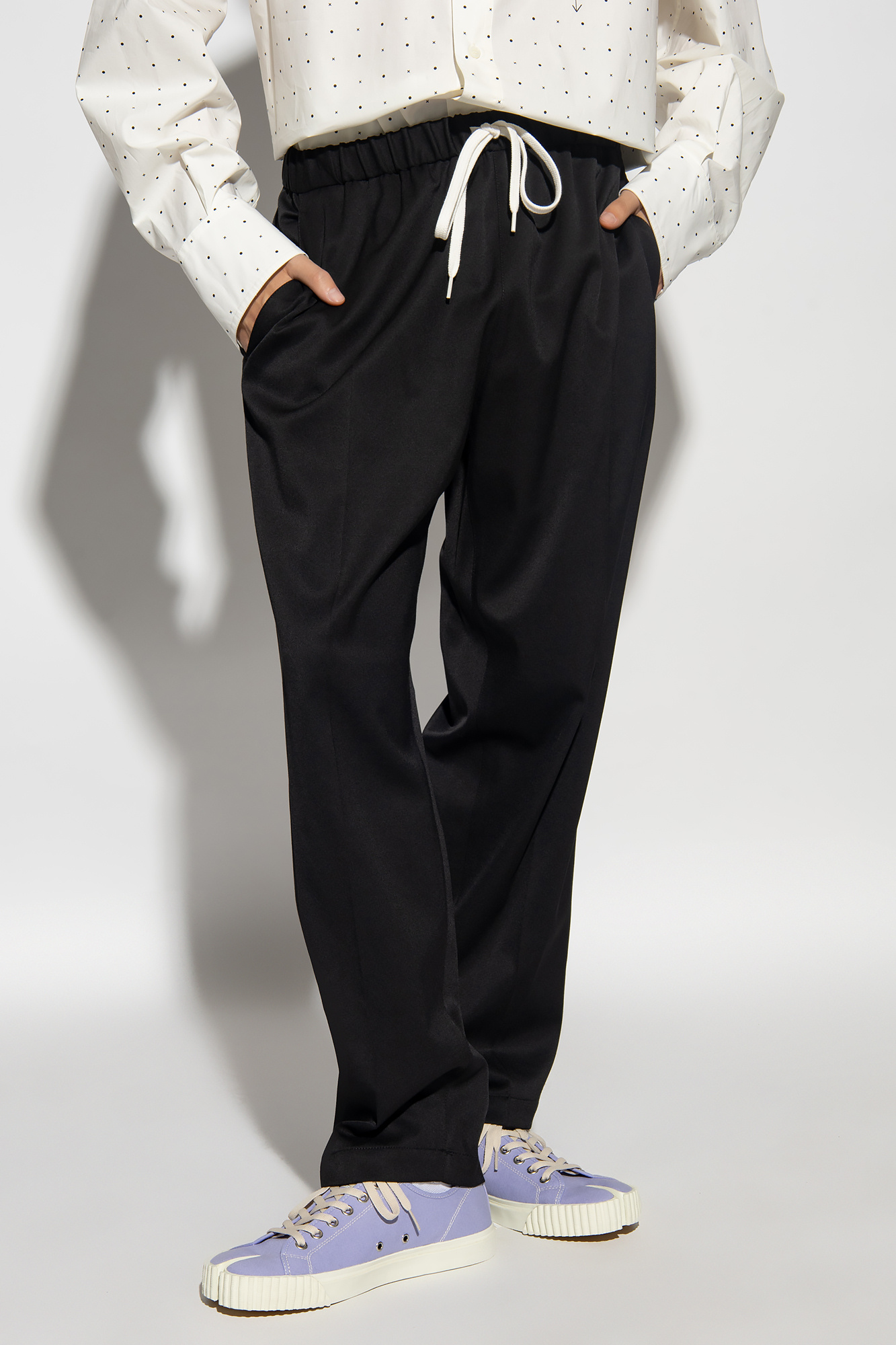 MM6 Maison Margiela Pleat-front trousers