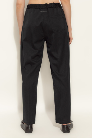 MM6 Maison Margiela Spodnie w kant