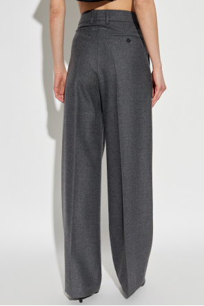 MM6 Maison Margiela Wełniane spodnie