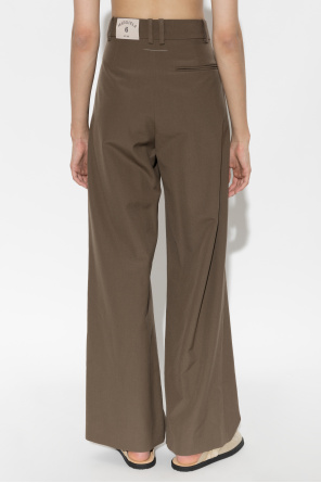 MM6 Maison Margiela Spodnie z szerokimi nogawkami
