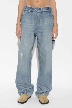 MM6 Maison Margiela Jeansy z efektem vintage